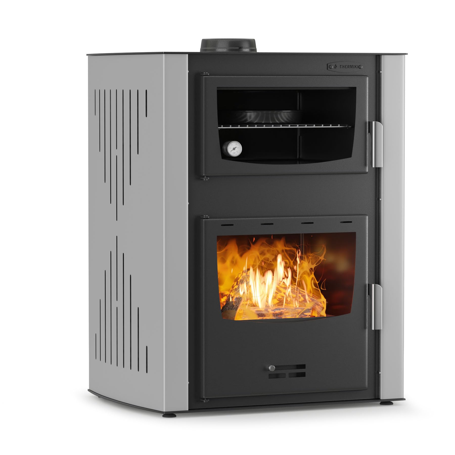 BALKAN ENERGY Poêle à bois avec compartiment de cuisson ATS Hydro Masina 90-30, 35 kW
