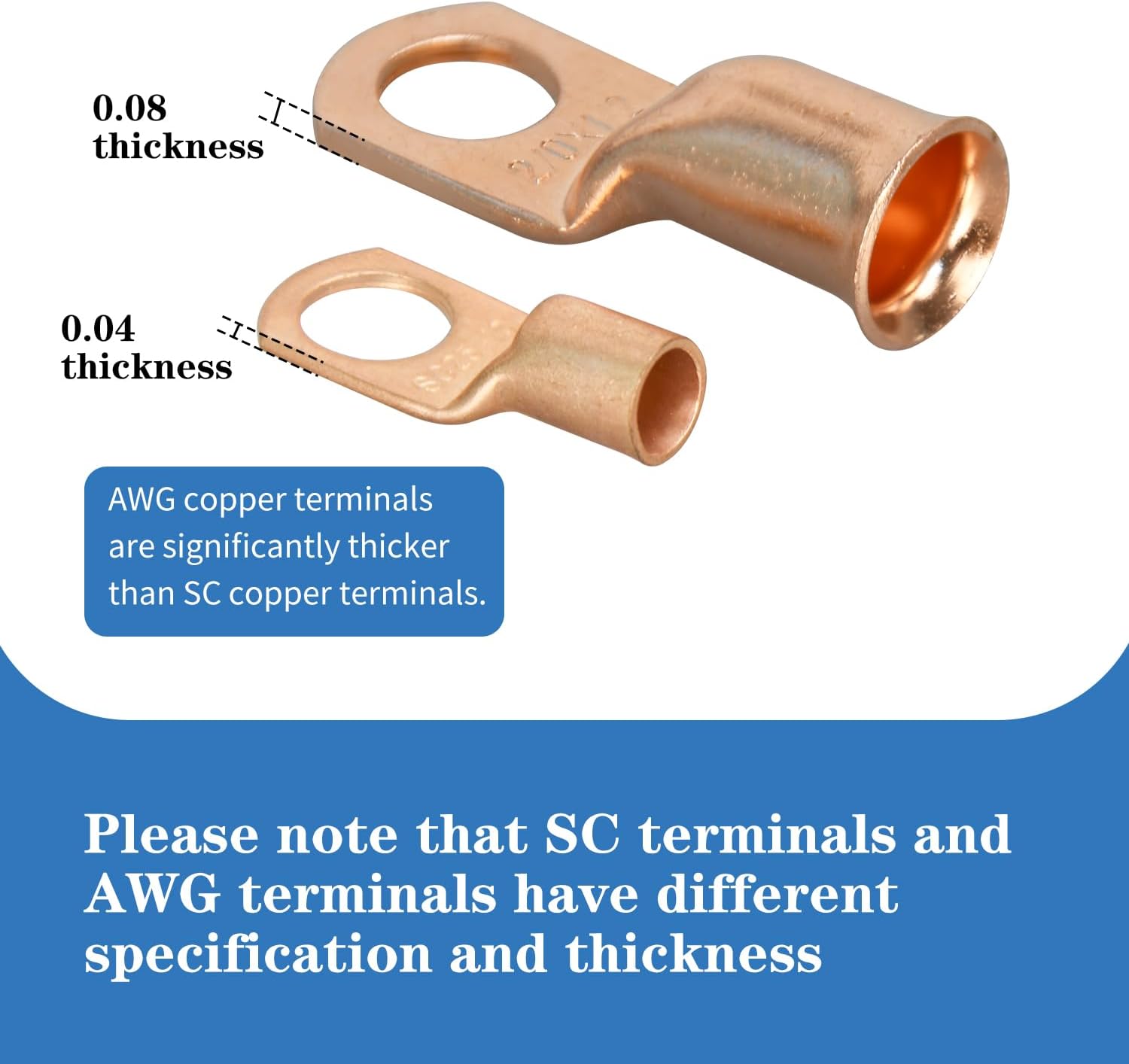 Cable Lug Crimping Tool with 170pcs Copper Wire Lugs, Wire Crimping Tool for AWG 10-1/0 Electrical Lug Crimper, with Cable Cutter, 210pcs Dual Wall Adhesive Heat Shrink Tubing