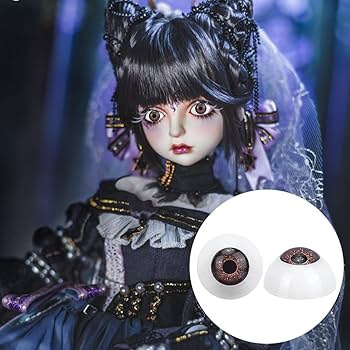 Amazon.co.jp: ドール目 ドールメイキング 人形目 約20個 2色