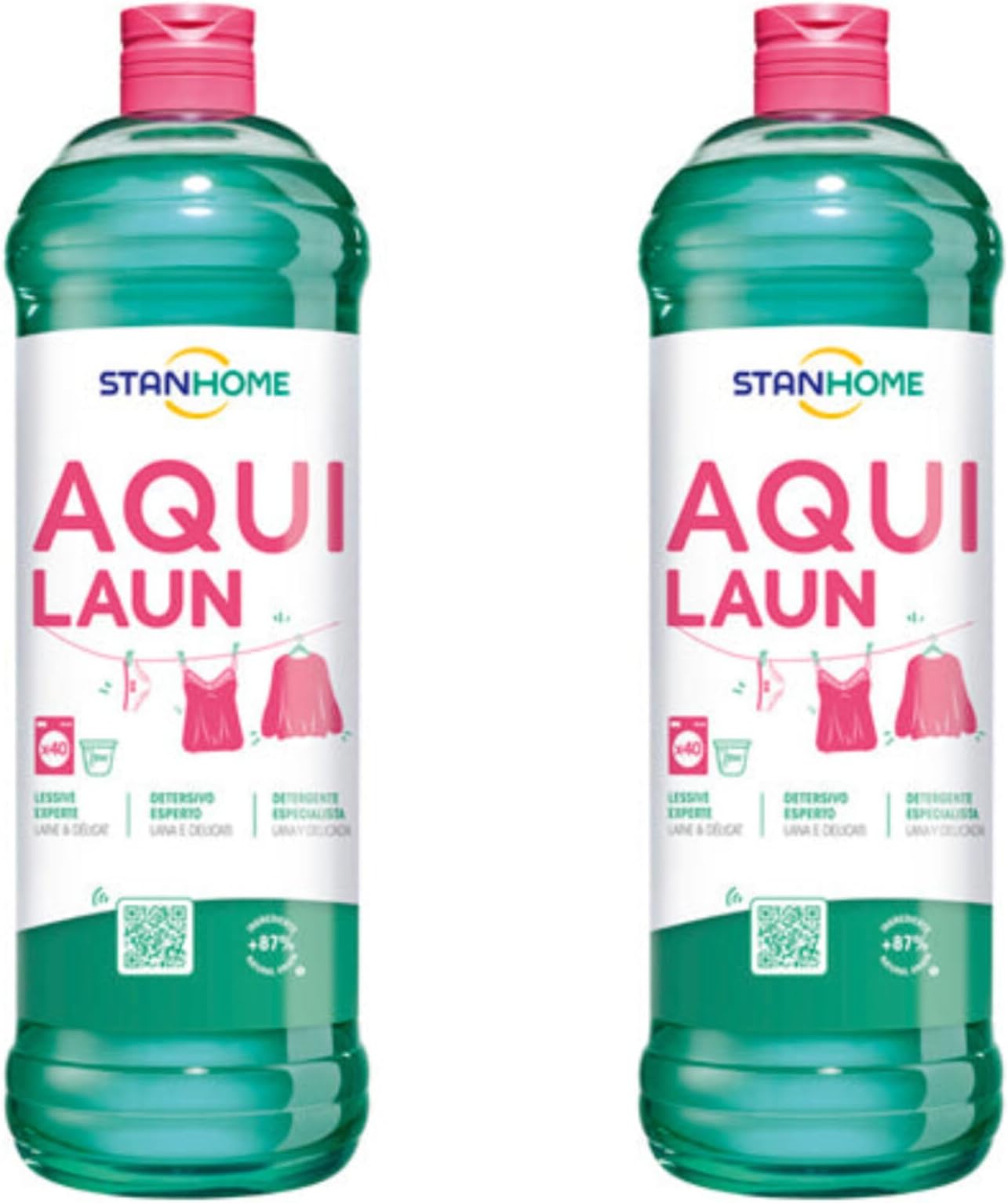 aquilaun – 2 pieces – 1000 ml Cleaner for Laundry stanhome