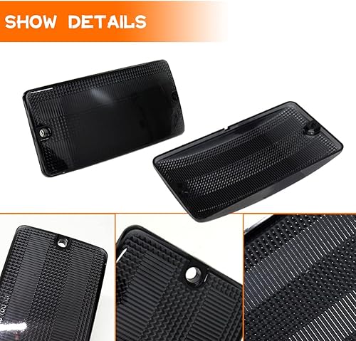 Miniatura 2 de 1969 1970 1971 1972 1973 1974 1975 1976 1977 Ford Bronco Truck Parking Parking Luces de señal de giro Carcasas Lente ahumada D1UZ-13208-A