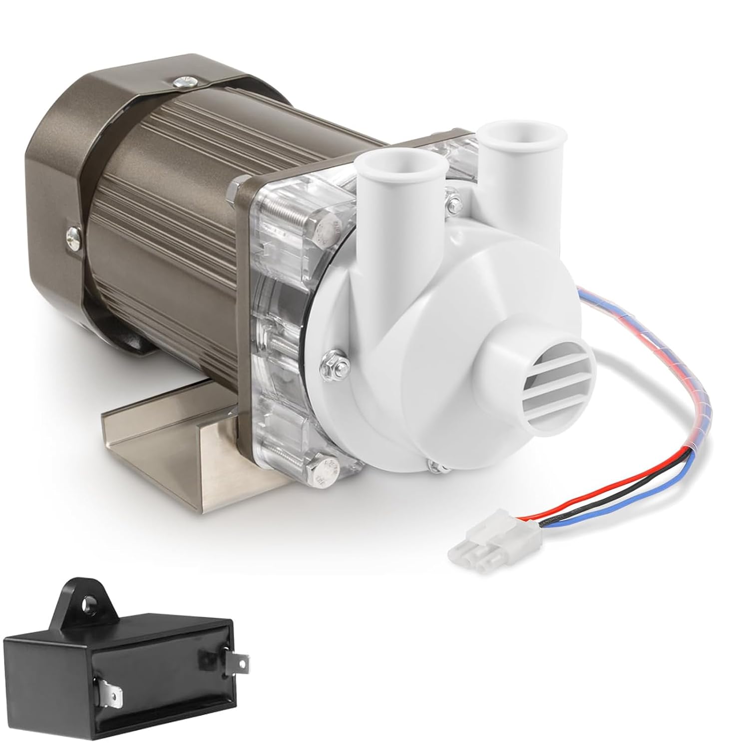 Replace for Hoshizaki S-0730, 213780A01, 215692A01, 215692A03, M91X60S201 Ice Machine Motor, Water Pump Motor Assembly 120V 60W (S-0730)
