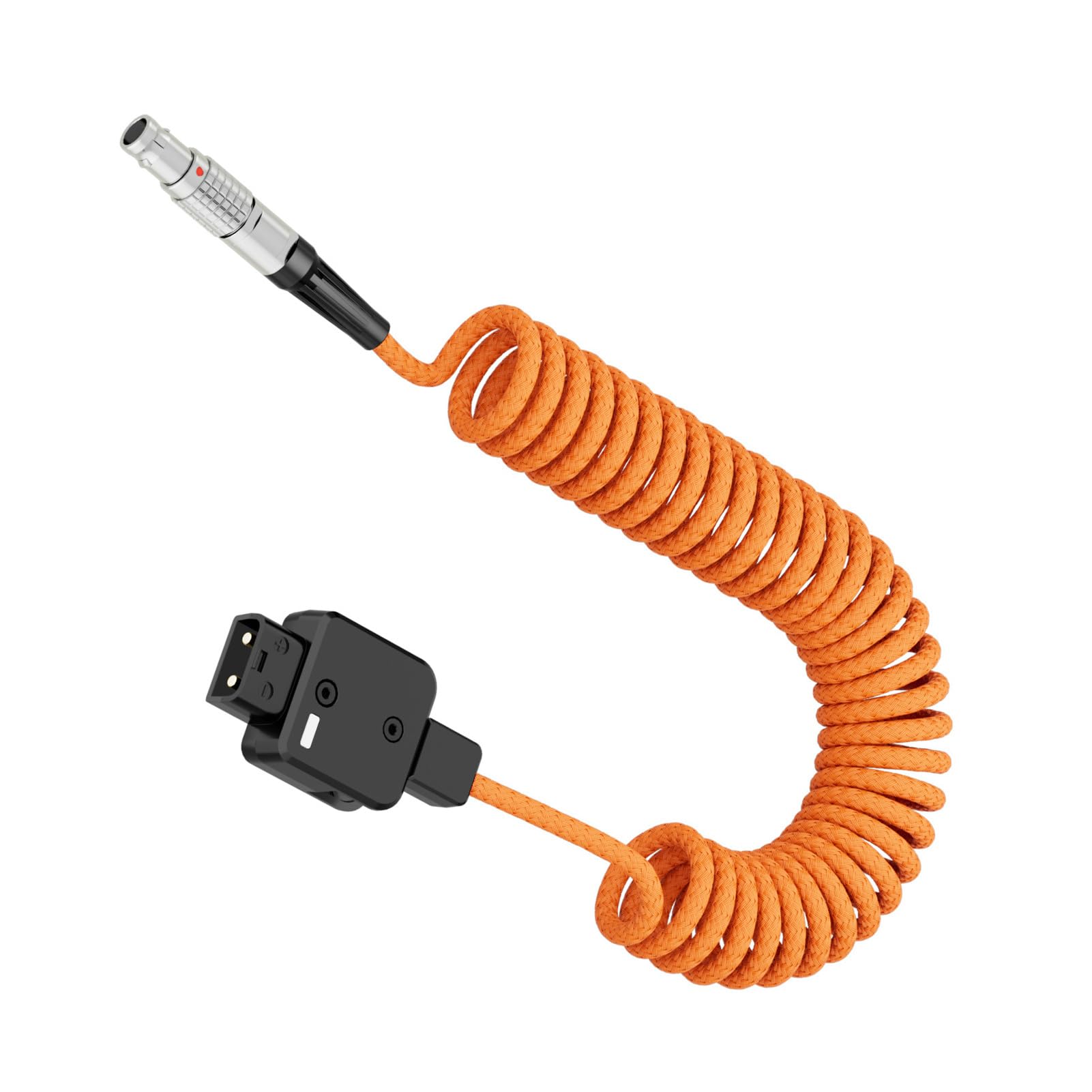 Cryfokt Cable D-Tap a Conexión Duradera de Alta Potencia para Red Transvideo Switronix 14.8V 150W Nylon Trenzado Portátil 1 Unidad