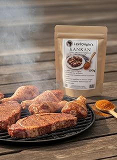 KANKAN – Épice traditionnelle africaine fumée et légèrement piquante – Mélange authentique 100% naturel – 100g – LevL Origin’s