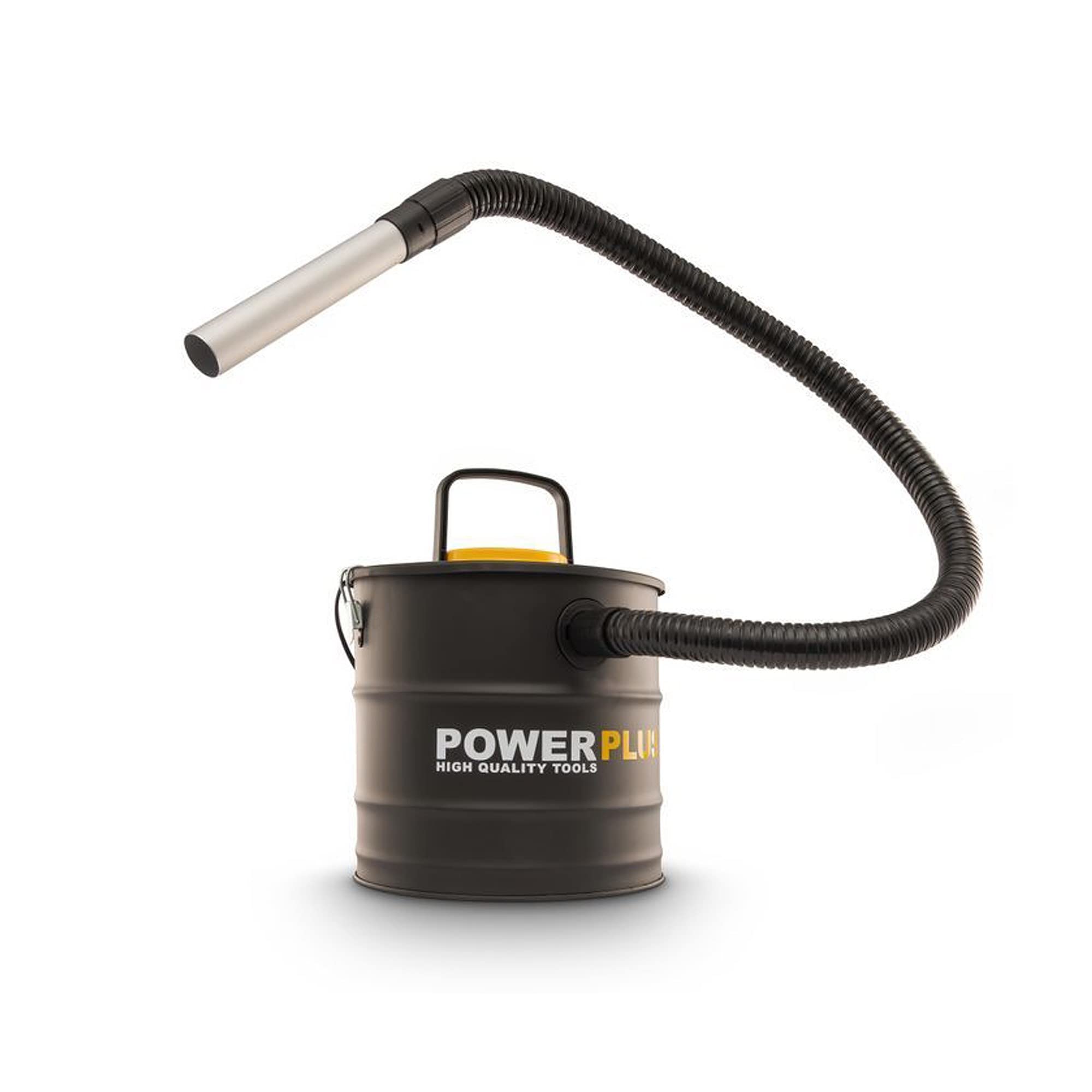 Powerplus POWX3013 - Aspirador de cenizas con motor de 1600 W, 20 litros, práctico y ligero, para chimenea, barbacoa, horno, boquillas de aspiración de aluminio