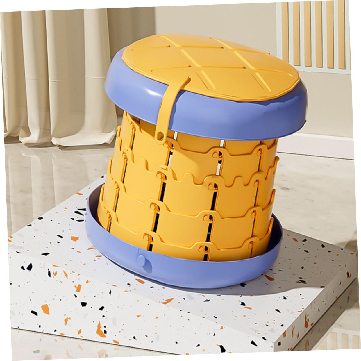 Orinal Infantil Plegable Portátil para Niños, Amarillo