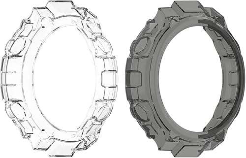 TenCloud Funda compatible con Amazfit T-Rex A1918 TPU suave a prueba de golpes, protector de parachoques para reloj inteligente T-Rex