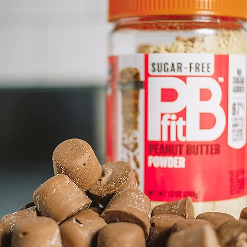 Miniatura 9 de BetterBody Foods PBfit sin azúcar hecha con eritritol y fruta de monje mantequilla de maní en polvo totalmente natural 1298oz 13 onzas