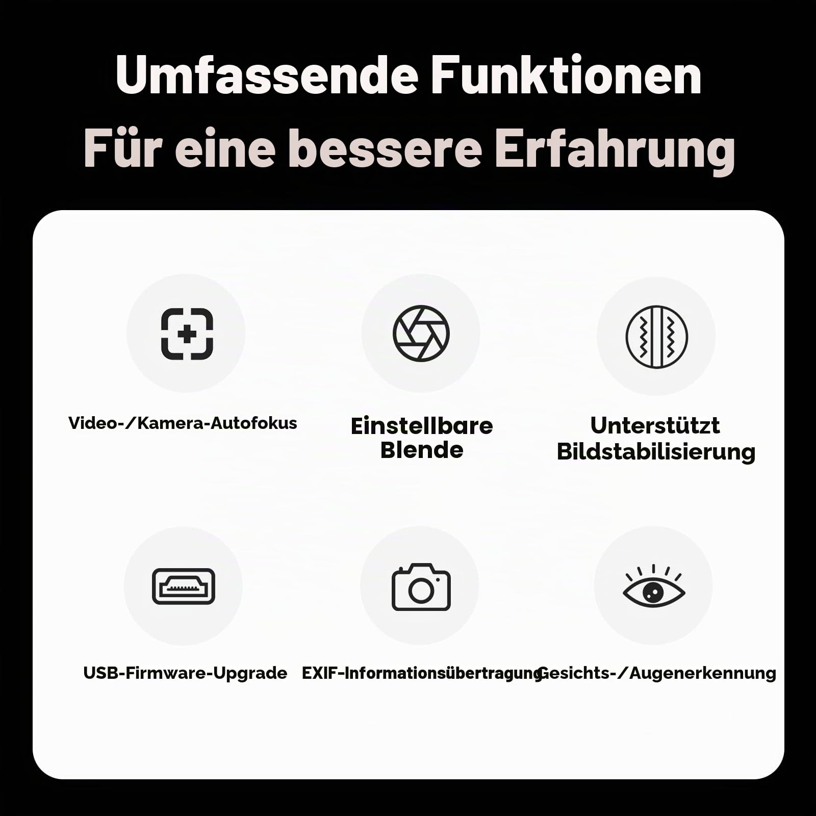 7artisans EF-FX Objektivadapter Autofokus Objektiv Speedbooster Konverter Ring kompatibel mit Canon EF/EF-S Mount Objektiv, Sigma Objektiv und Fuji X-Mount