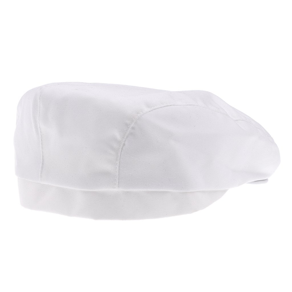 Gorra de panadería profesional para catering, gorra de cocinero, 59 cm, color negro