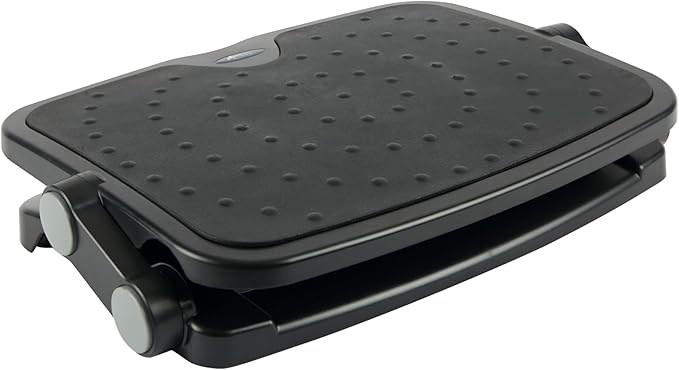 Reposapiés Ergonómico Alera ALEFS112 Negro Plástico 14x19.63x7.5 pulg miniatura 3