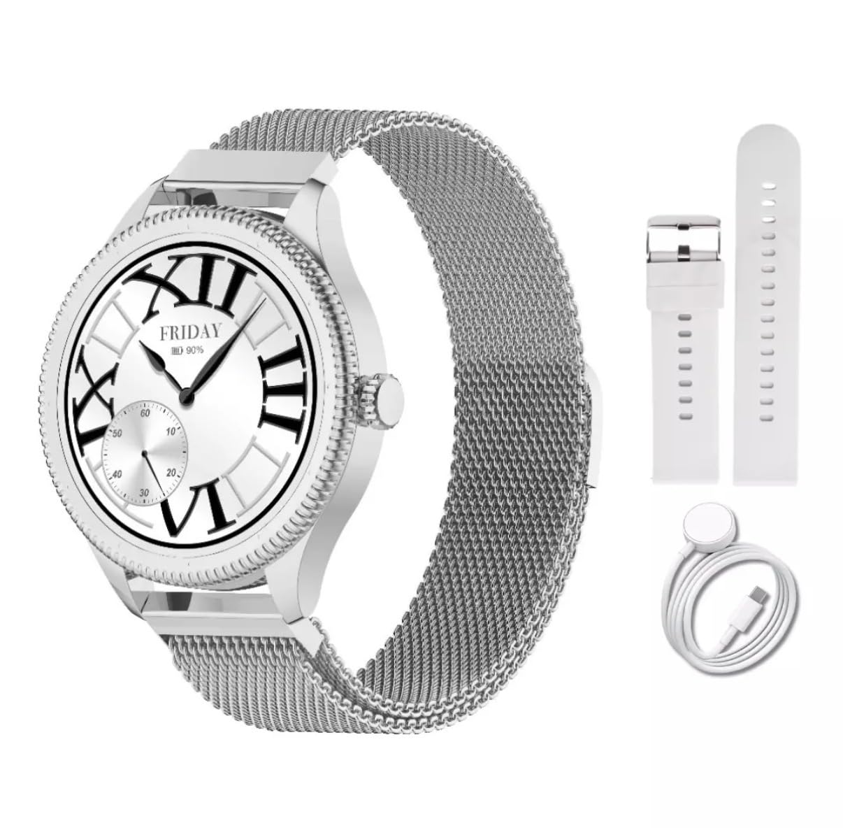 PEJE Smartwatch ZW06, Tela AMOLED de 1,19",Smartwatchs Feminino，Relogio Smartwatch Feminino e Masculino,123 Esportes