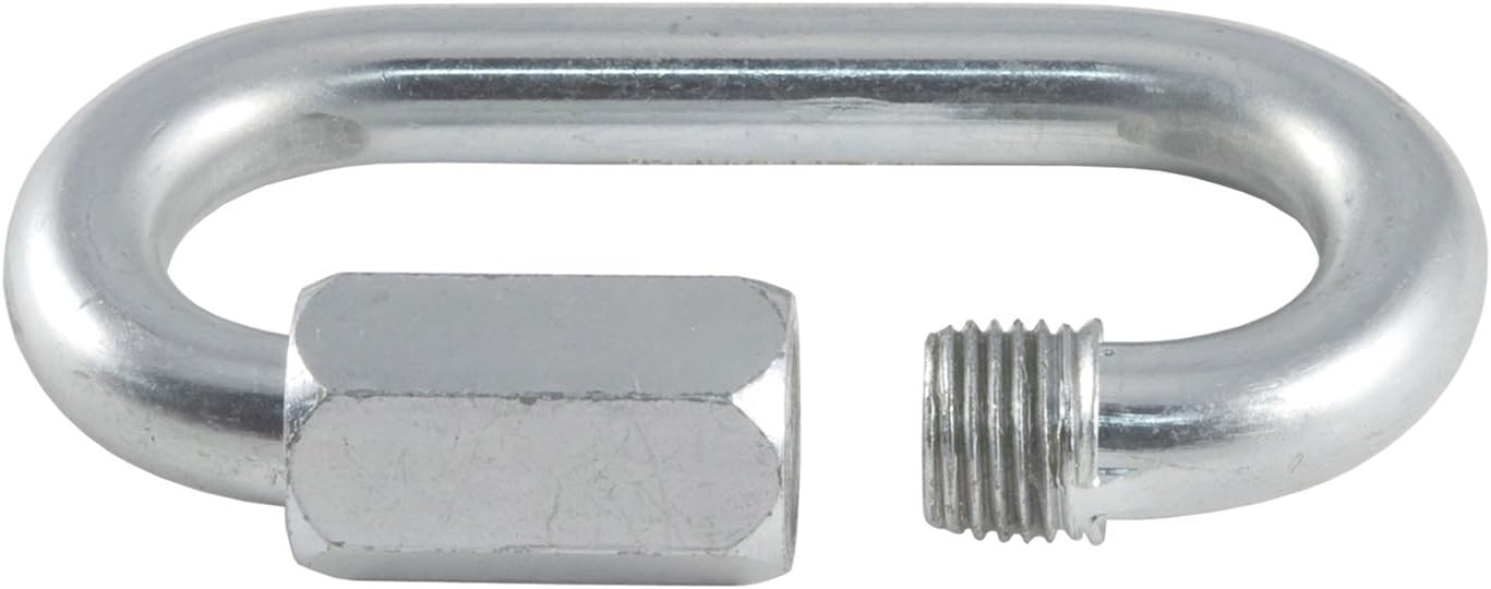 CURT 82931 Threaded Quick Link Trailer Safety Chain Hook Carabiner Clip, 7/16-Inch Diameter, 13,200 lbs Break Strength - Image 5