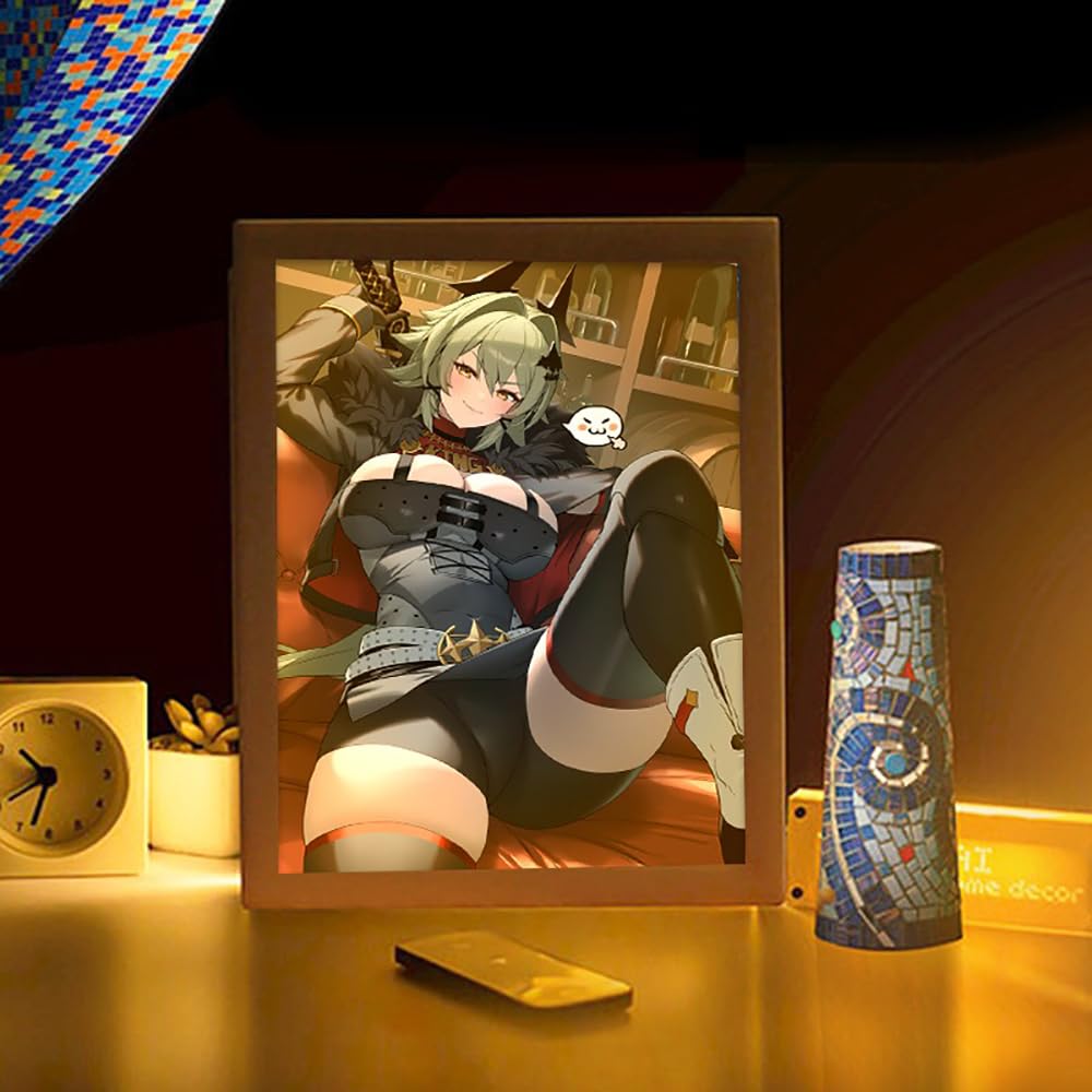 ゼンゼロ　特典　ライト Amazon.co.jp: シーザー 光る絵 ゼンゼロ ZZZ ナイトライト テーブル