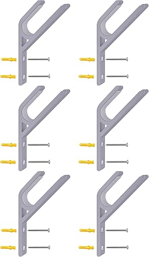 Vista 3 de YYST Soporte de pared para monopatín con ángulos de 45°, soporte de pared para adaptarse a tablas largas, monopatín, etc. Almohadilla de silicona