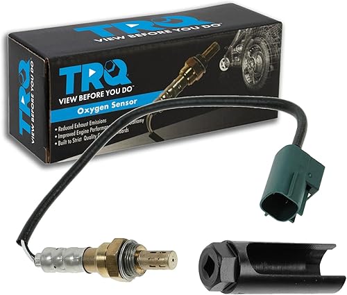 Vista 246 de TRQ Sensor de Oxígeno O2 de 4 Hilos de Banda Estrecha Compatible con VW Atlas 2.0L 2018-21, VW GTI 2.0L 2016-18, Audi A3 Quattro 2.0L 2015-18, VW