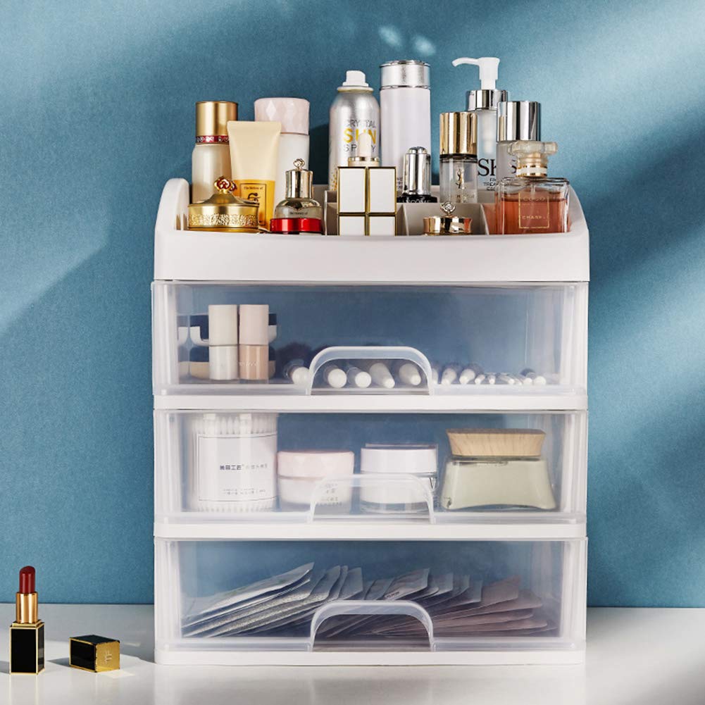 Beau Rangement Maquillage Maquillage Organisateur Réglable Organisateur de Maquillage Tiroir Utilisé pour Le Rouge à Lèvres Pinceau Produit De Soin De La Peau Hermétique
