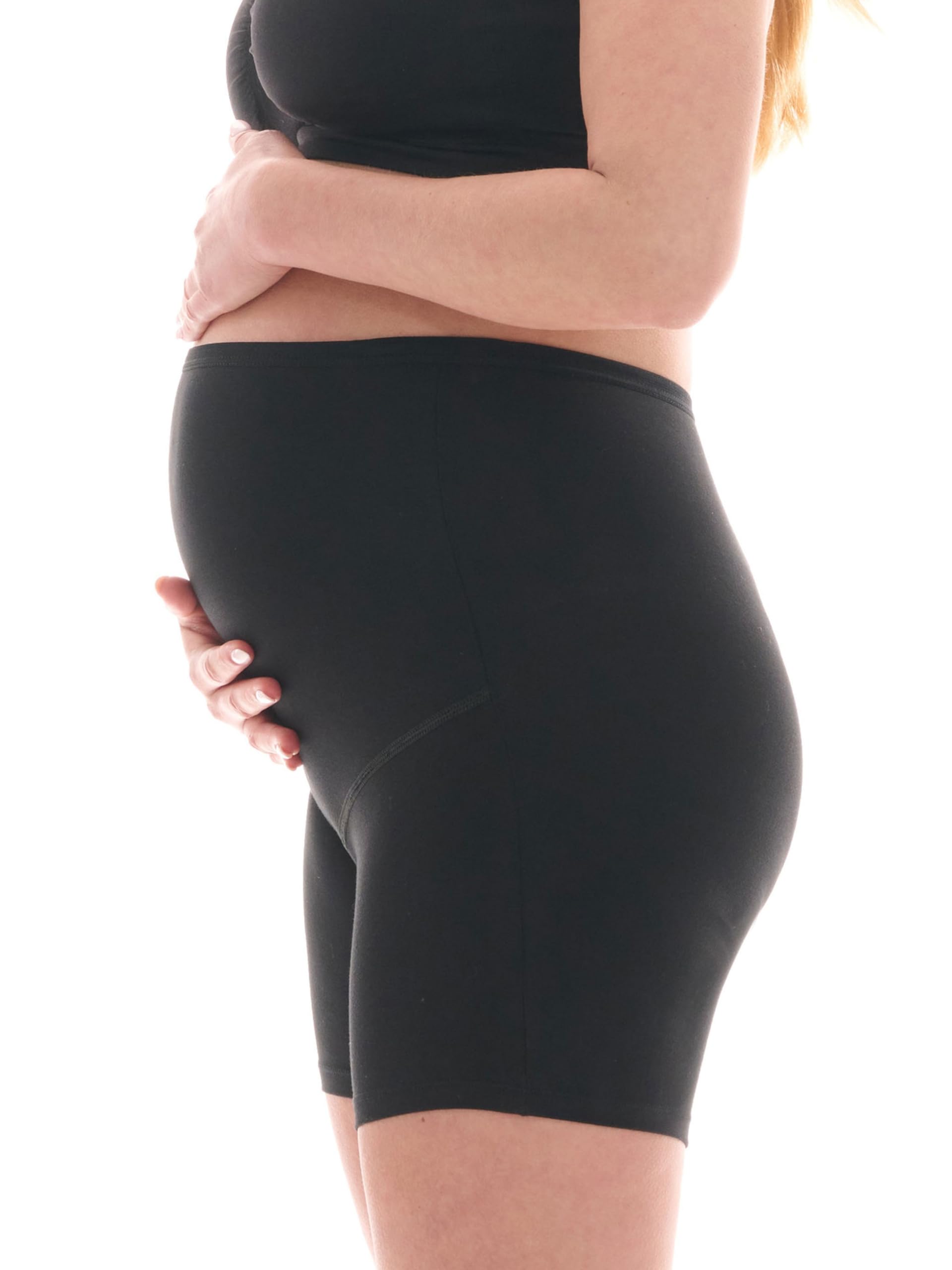 Herzmutter Braguita Premamá de Pierna Larga - Braga Calzoncillos para Embarazadas - después del Parto - Ropa Interior para Mamá - Juego de 1 y 2 – 5000