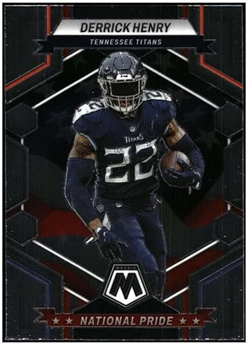 DERRICK HENRY 2023 Panini Mosaic National Pride #262 NM+-MT NFL Football Titans DERRICK HENRY 2023 Panini Mosaic National Pride #262 NM+-MT NFL Football Titans
