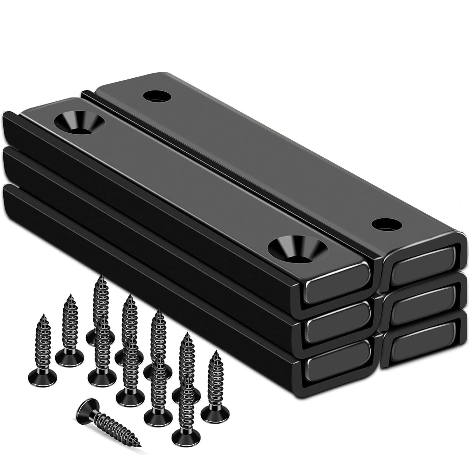 TRYMAG Bar Magnets, 80Lbs 15 Pack Countersunk Hole Magnet with Screw — Amazon image 9