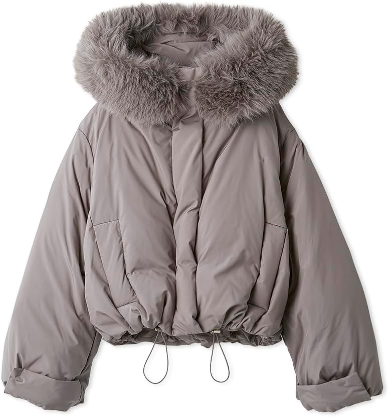 Amazon.co.jp: [スナイデル] 西川フードファーショートダウン