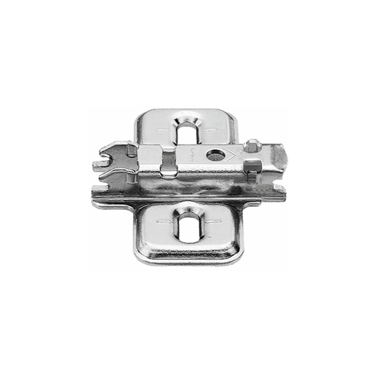 Blum Clip Mounting Plate Cross, Spax Screws, Hv: Oblong, Distance 0 Mm