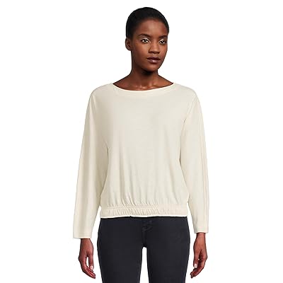 Lilla P Elastic Hem Dolman Boatneck Women