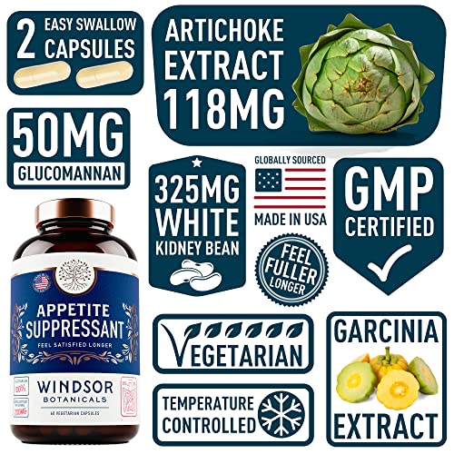 Appetite-Suppressant-for-Weight-Loss-Windsor-Botanicals-Appetite-Control-Supplement-and-Metabolism-Booster-for-Weight-Loss-Lose-Weight-Fast-for-Women-and-Men-60-Veggie-Carb-Blocker-Diet-Pills