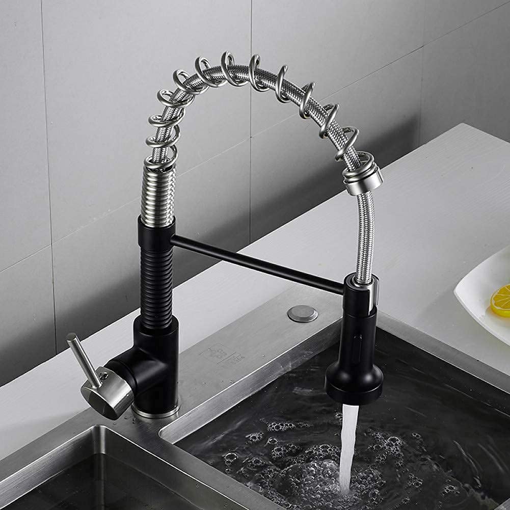 Rubinetti da Cucina per lavello ， Rubinetto Girevole a Molla in Ottone Rubinetto per lavello da Cucina Rubinetto per Acqua Calda e Fredda del Bagno Comfortable Anniversary