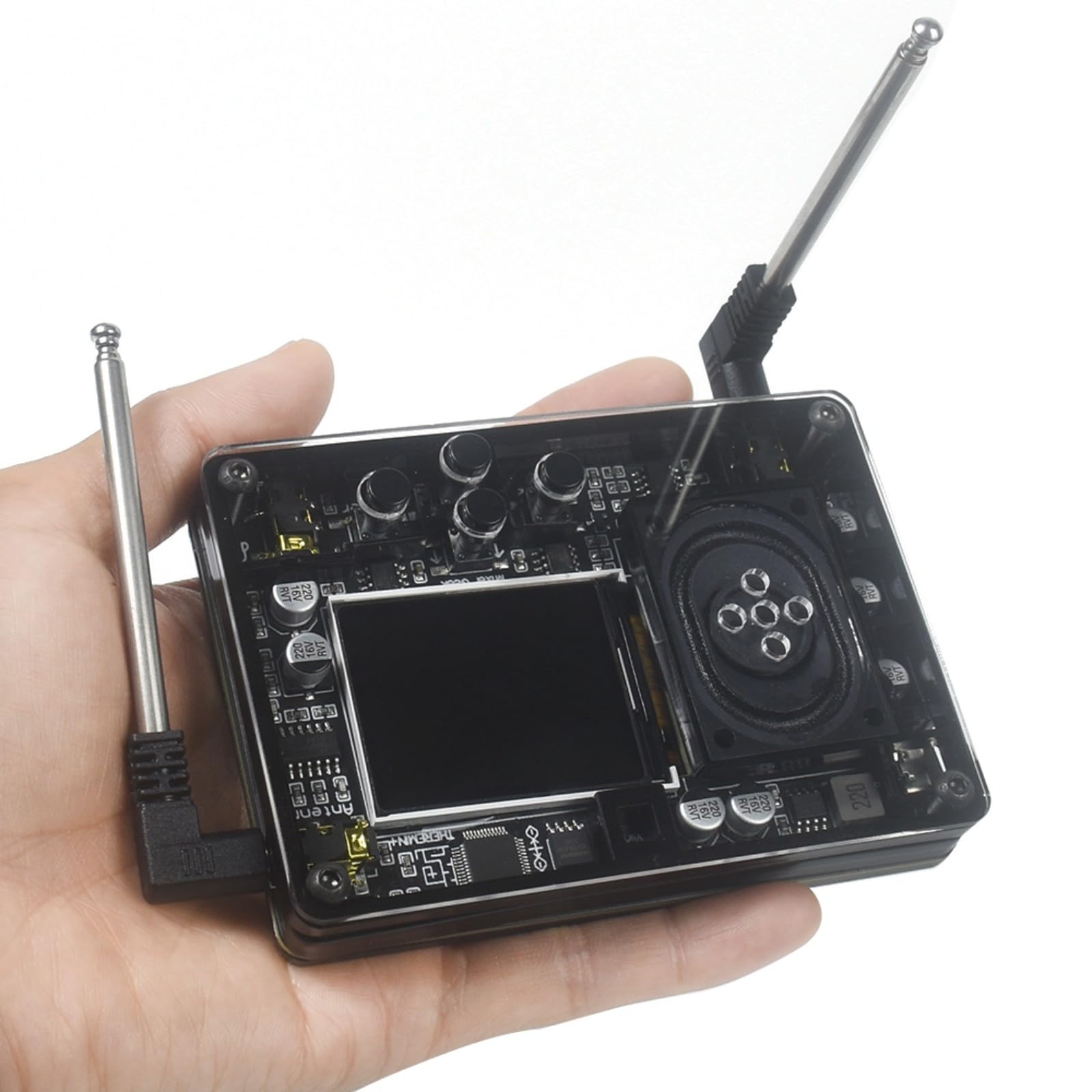 PURPLELILY Strumento Elettronico Creativo con Cavo USB e Antenne Theremin Set Musica Theremin Cavo Strumento Musicale