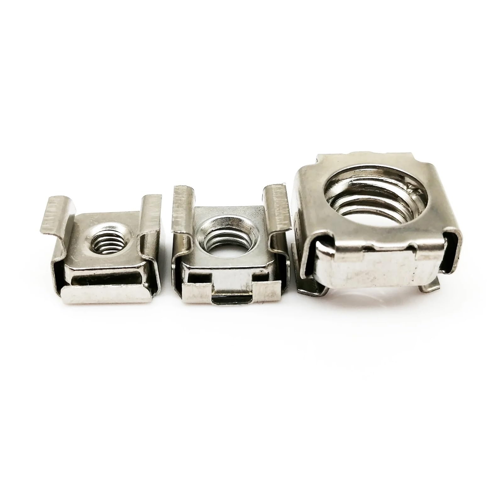 Nakrętki klatkowe, nakrętka kartowana 1/2/5/10 szt. M4-M12 A2-70 Kwadratowa elastyczna pływająca(10pcs M5)