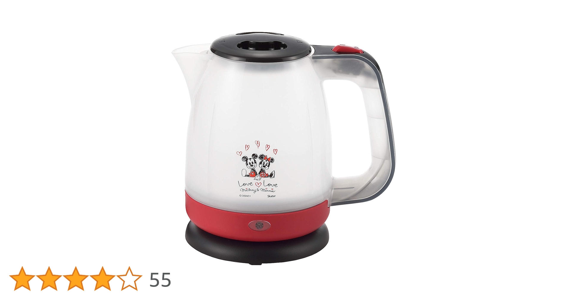Amazon | タマハシ(Tamahashi) ディズニー 電気ケトル 1.1L