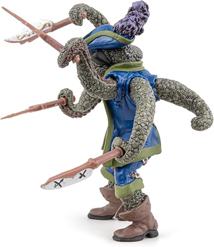 Miniatura 3 de Papo - Pintado a mano - Fantasía - Octopus Mutant Pirate - 39482 - Coleccionable - para Niños - Adecuado para Niños y Niñas - a partir de 3 años
