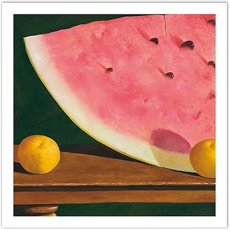 Amazon 抽象壁アートポスターとプリントキャンバス絵画スイカフルーツヴィンテージ写真スクエアリビングルームのインテリア 80 80 センチメートルフレームレス ウォールステッカー オンライン通販