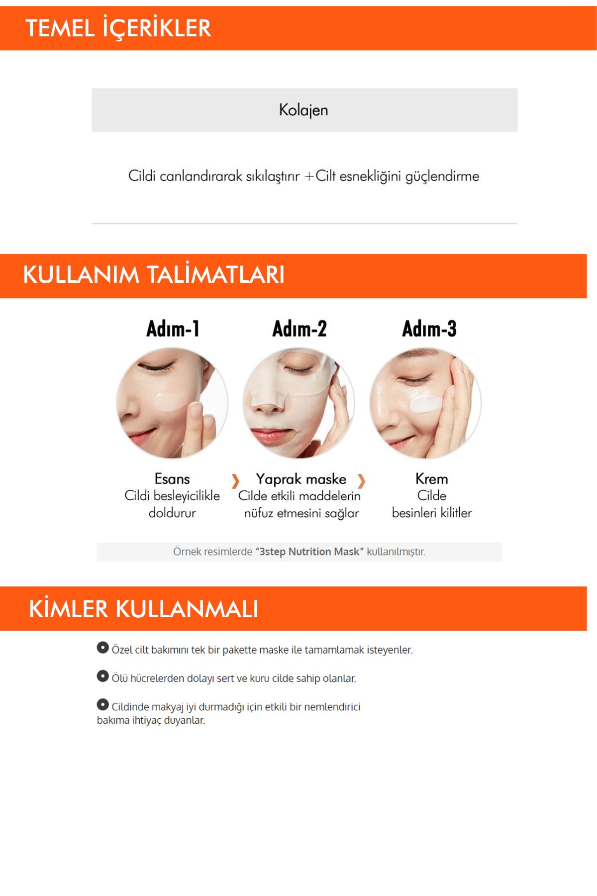 MISSHA MISSHA 3 kademeli kaldırma maskesi