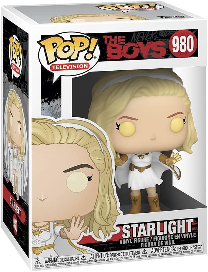 POP TV: The Boys - Starlight Funko Pop! Vinyl Figure (Bundled with Compatible Pop Box Protector Case), 3.75 inches