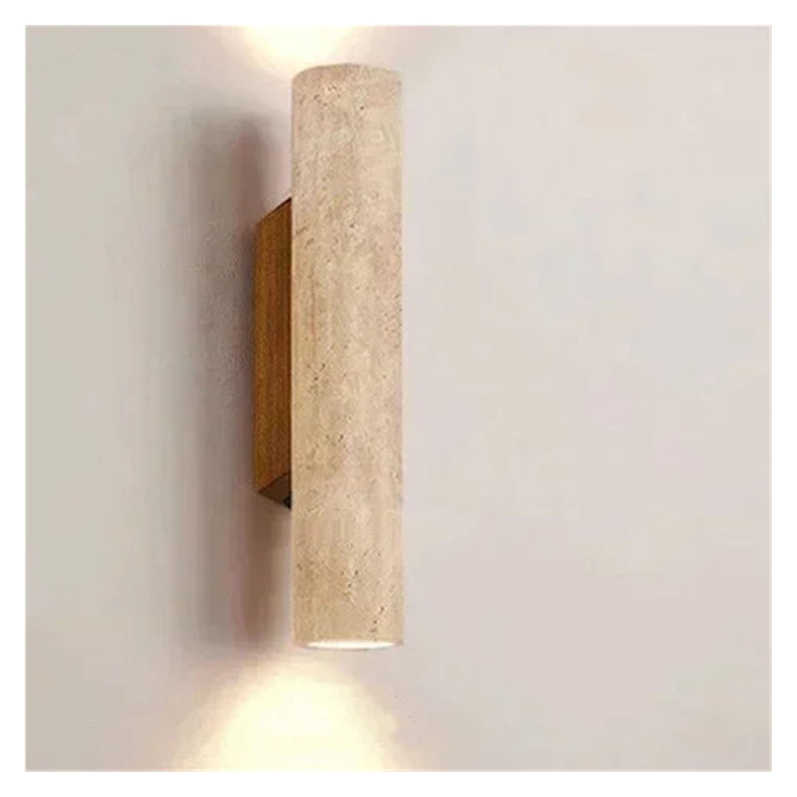 Aplique de travertino B-32cm para eliminar sombras molestas en paredes de dormitorios 8