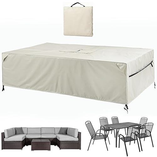 Patio Furniture Covers Waterproof - 420D Outdoor Table and Chair