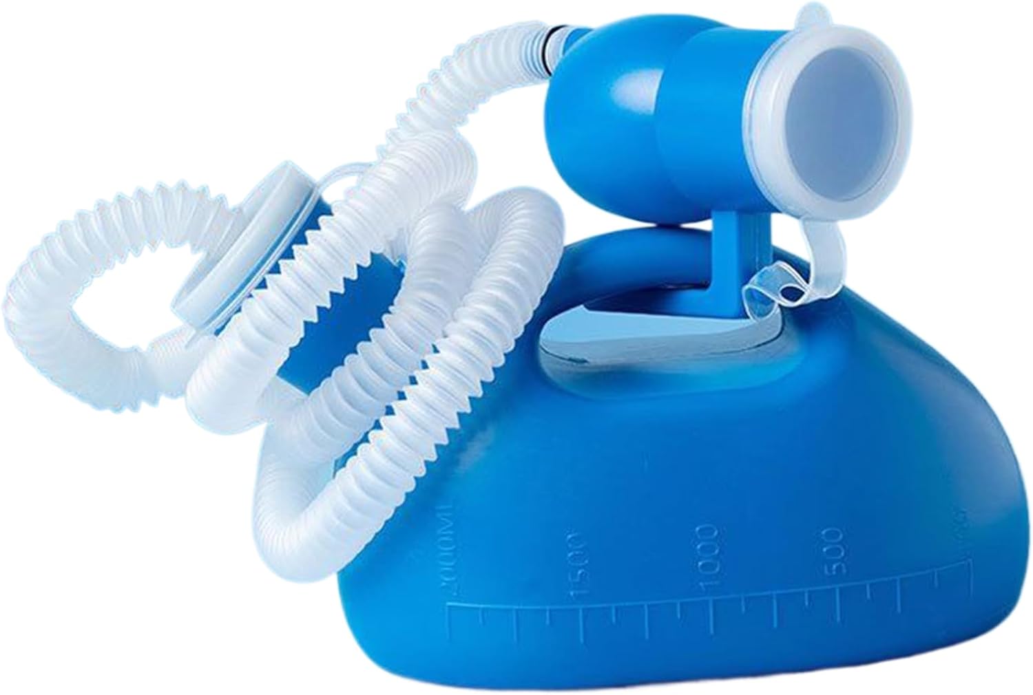 Orinal portátil para hombres reutilizable con tapa y manguera miniatura 1