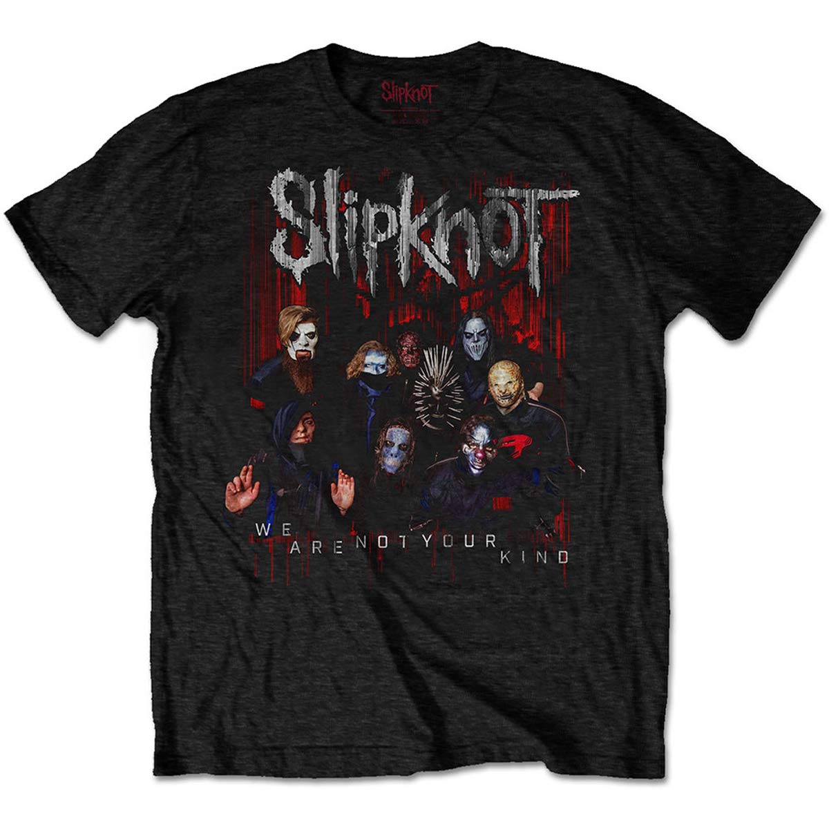 Slipknot Wanyk Group Photo Official Tee T-Shirt Mens Unisex (XX-Large) Black