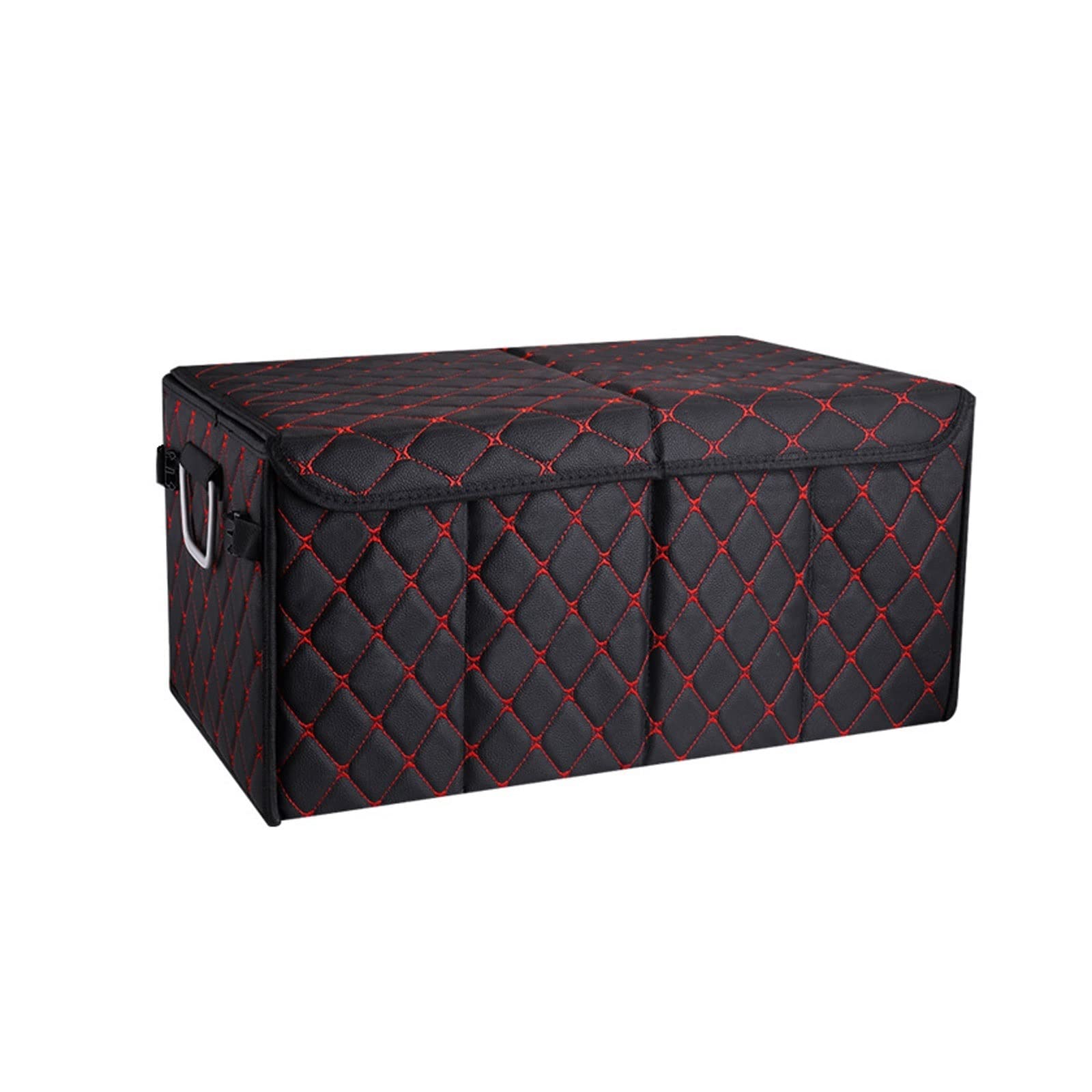 Dfrywdgsey A Multifunctional Foldable Car Trunk Storage Box With Cover(A)