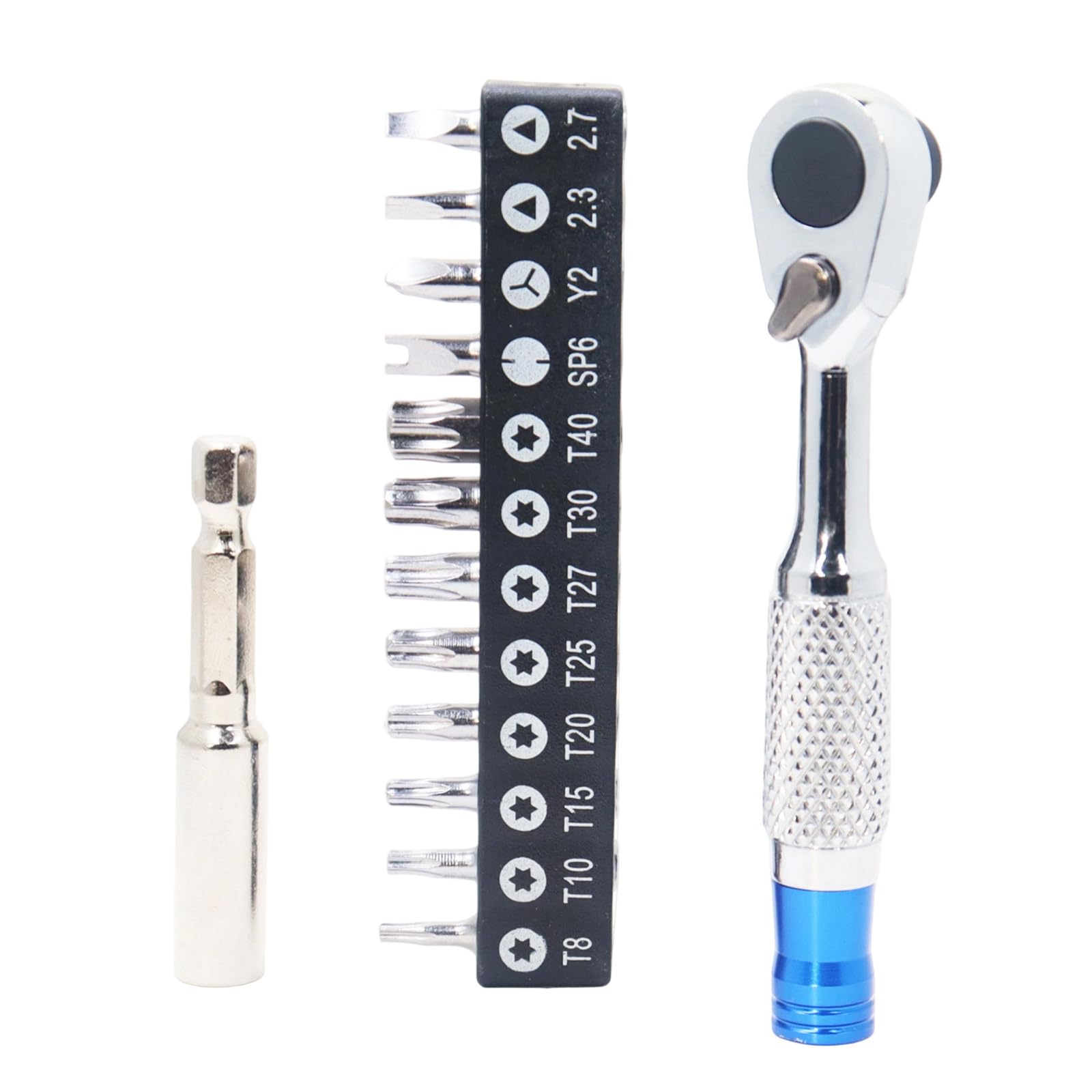 Msioytog T Kuan 72 Tooth Miniature Ratcheting Wrench Spanner With Bit Holder For Bike Repair And Diyer Projects Compact Alloy Steel Tool Multiple Bit Ratcheting Wrench Combination