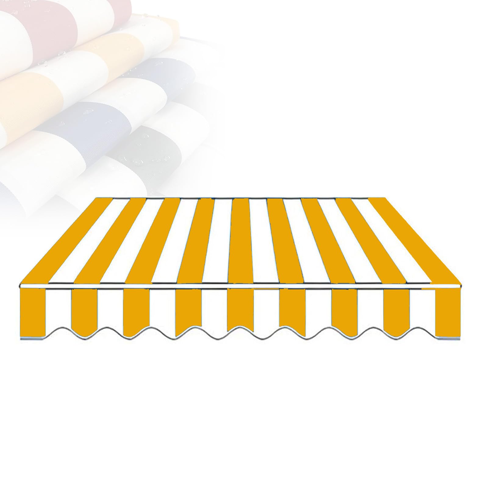 Remplacement de toile imperméable anti-UV pour auvent rétractable et store banne