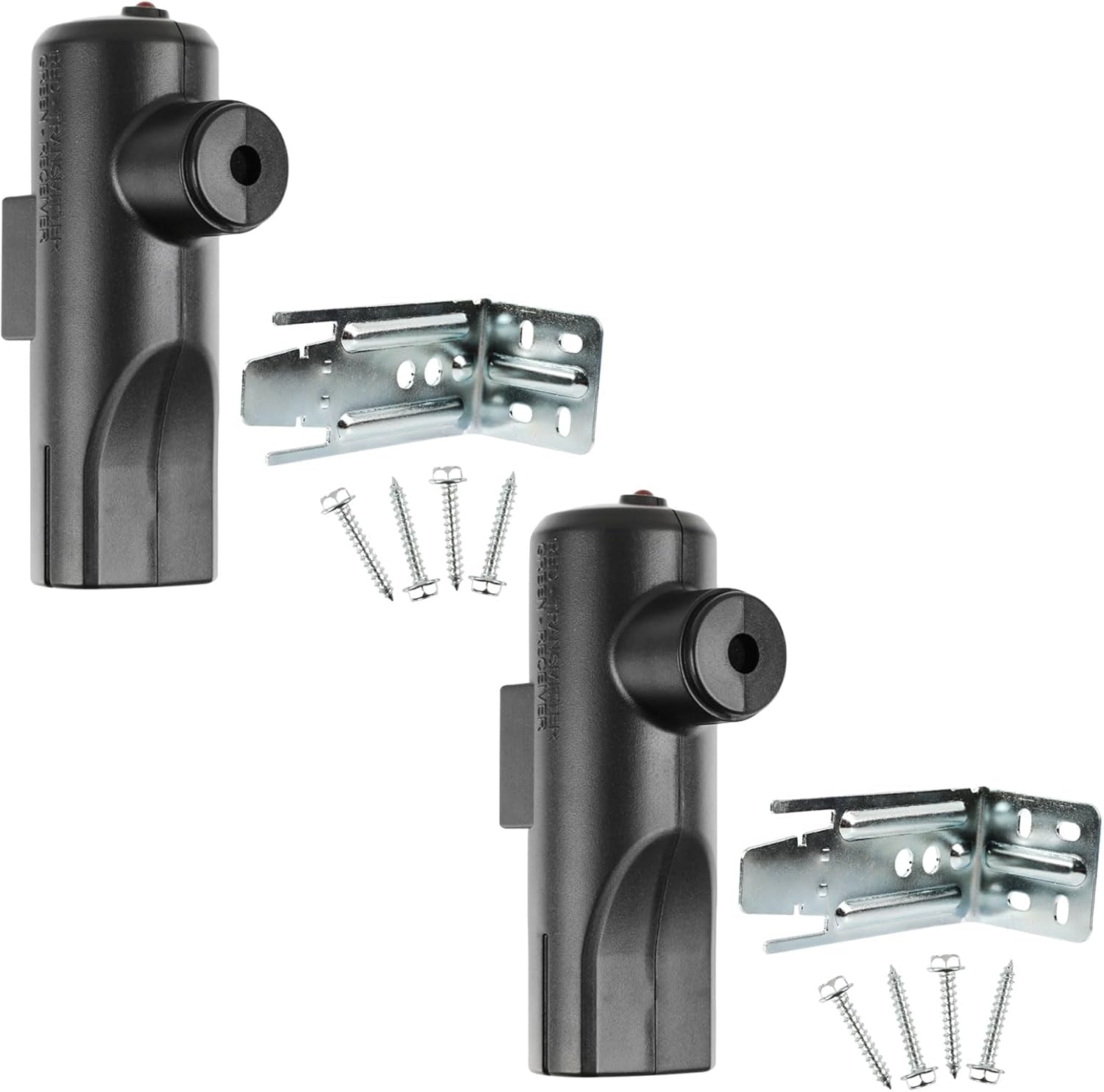 Compatible Replacement for Genie 37220R Garage Door Safety Sensor Eyes for STB-B, GSTB-R, 2 Pack