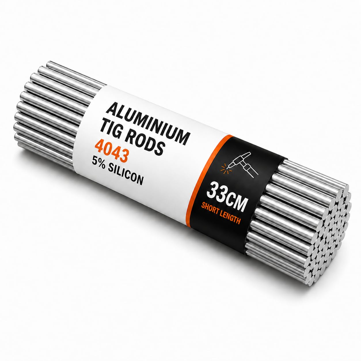 Bmf Direct 4043 Aluminium Tig Welding Rods 33Cm Filler Wire 5% Silicon For Tig Welding (50, 2.4Mm)