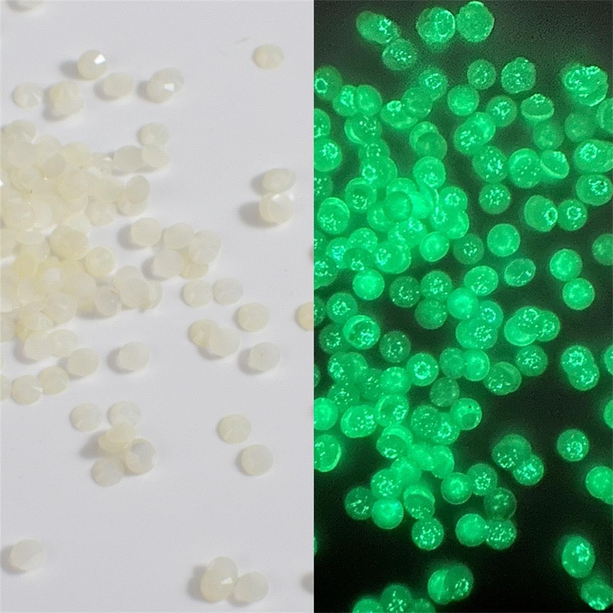 54000PCS Glow Diamond Luminous Beads at Night for Diamond Painting, 27 Colors Round Drills Rhinestones for Crafts, Bead Art or Nails Art, 2.8MM