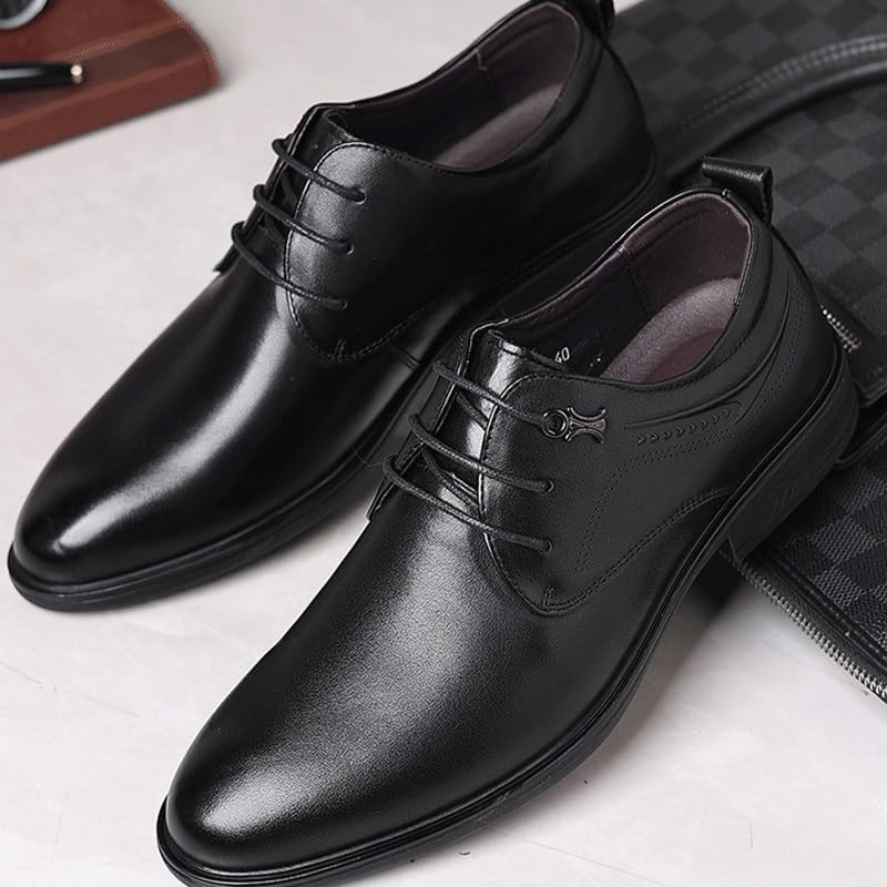 Classic Men's Oxford Shoes Business Casual Shoes Formal Shoes Lace-Up Pointed Toe Breathable Lining Soft Flexible Upper Material Daily Wear