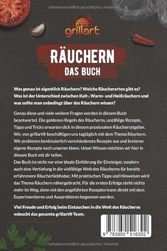 Foto von Räuchern - Das Buch für Einsteiger und Fortgeschrittene: Kalträuchern, Warmräuchern, Heißräuchern - die besten Tipps und Tricks aus Jahrelanger Erfahrung von Profis