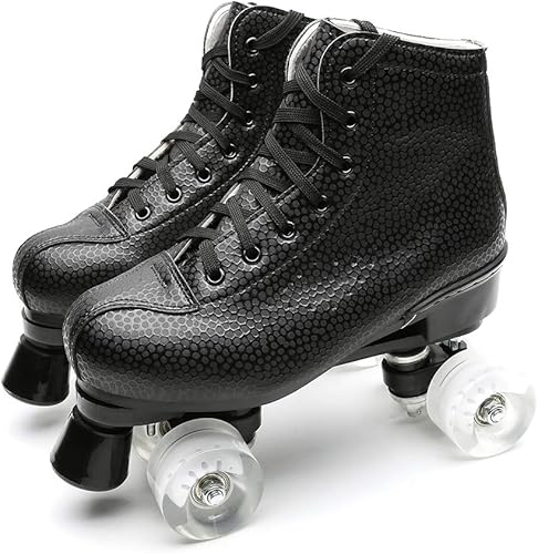 Patines de cuatro ruedas de velocidad para hombres y mujeres, para uso en interiores y al aire libre