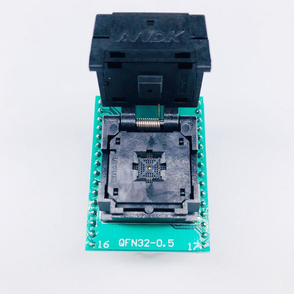 Wiring Connecting Terminals - QFN32 MLF32 IC Pitch 0.5 IC550-0324-007-G Test/Programming Socket Clamshell Chip Size 5 * 5 Flash Adapter SMT Test Socket
